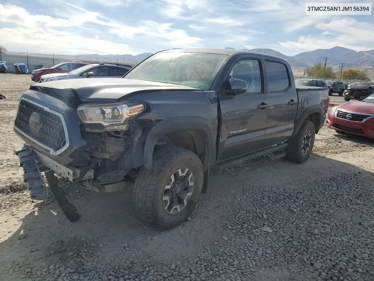 3TMCZ5AN1JM156394 2018 Toyota Tacoma Double Cab