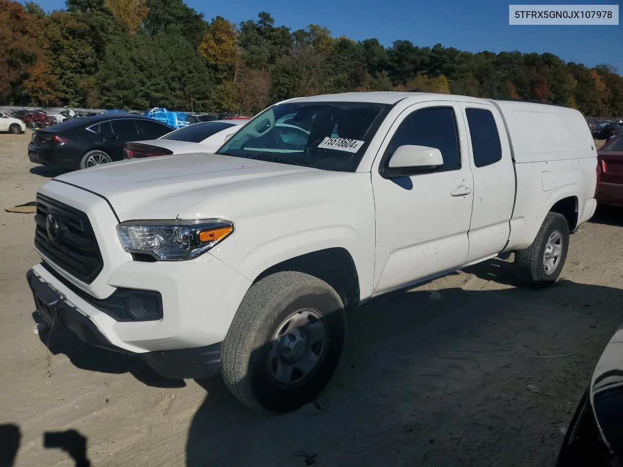 5TFRX5GN0JX107978 2018 Toyota Tacoma Access Cab