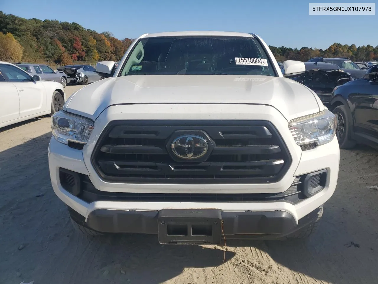 2018 Toyota Tacoma Access Cab VIN: 5TFRX5GN0JX107978 Lot: 75518604