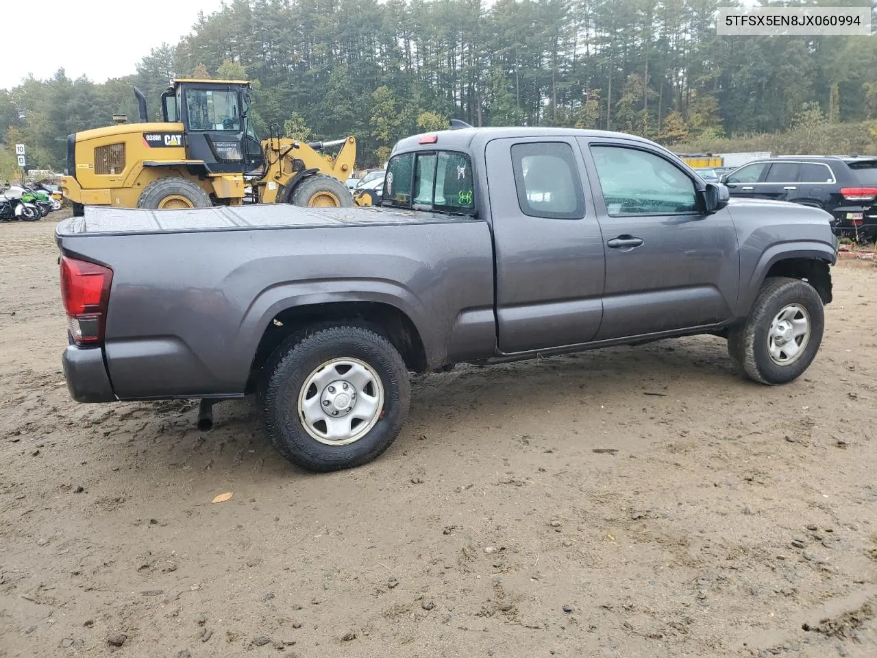 2018 Toyota Tacoma Access Cab VIN: 5TFSX5EN8JX060994 Lot: 75695974