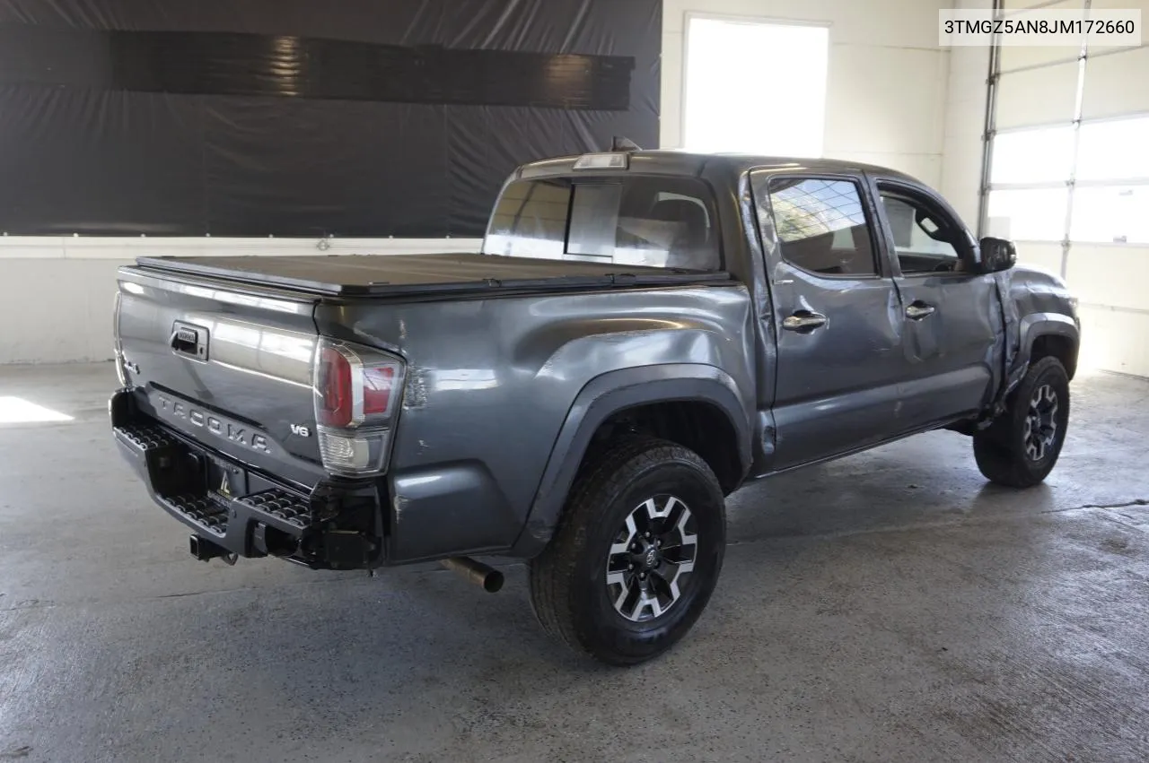 2018 Toyota Tacoma Double Cab VIN: 3TMGZ5AN8JM172660 Lot: 75755954