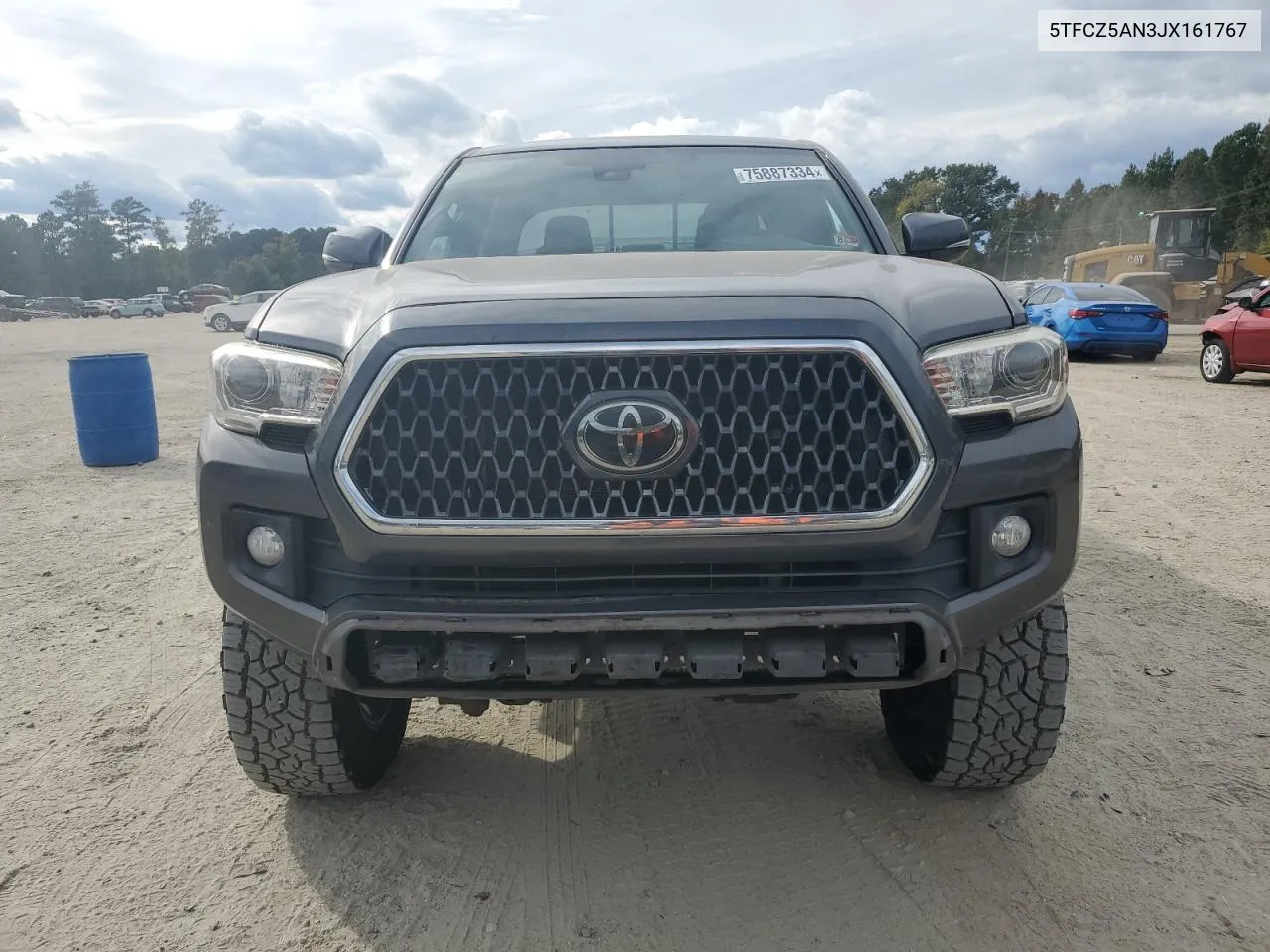 2018 Toyota Tacoma Double Cab VIN: 5TFCZ5AN3JX161767 Lot: 75887334