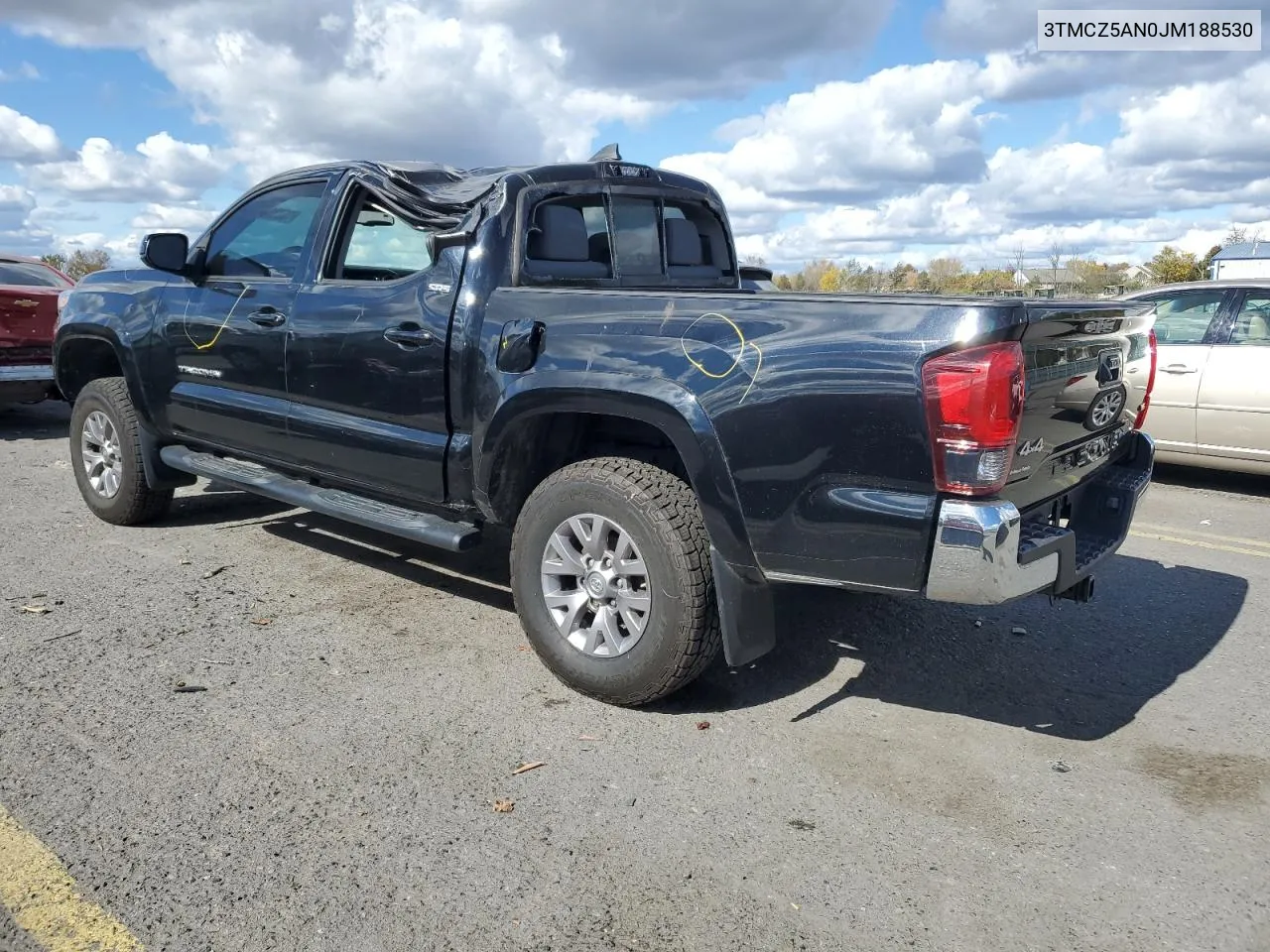 2018 Toyota Tacoma Double Cab VIN: 3TMCZ5AN0JM188530 Lot: 75938304