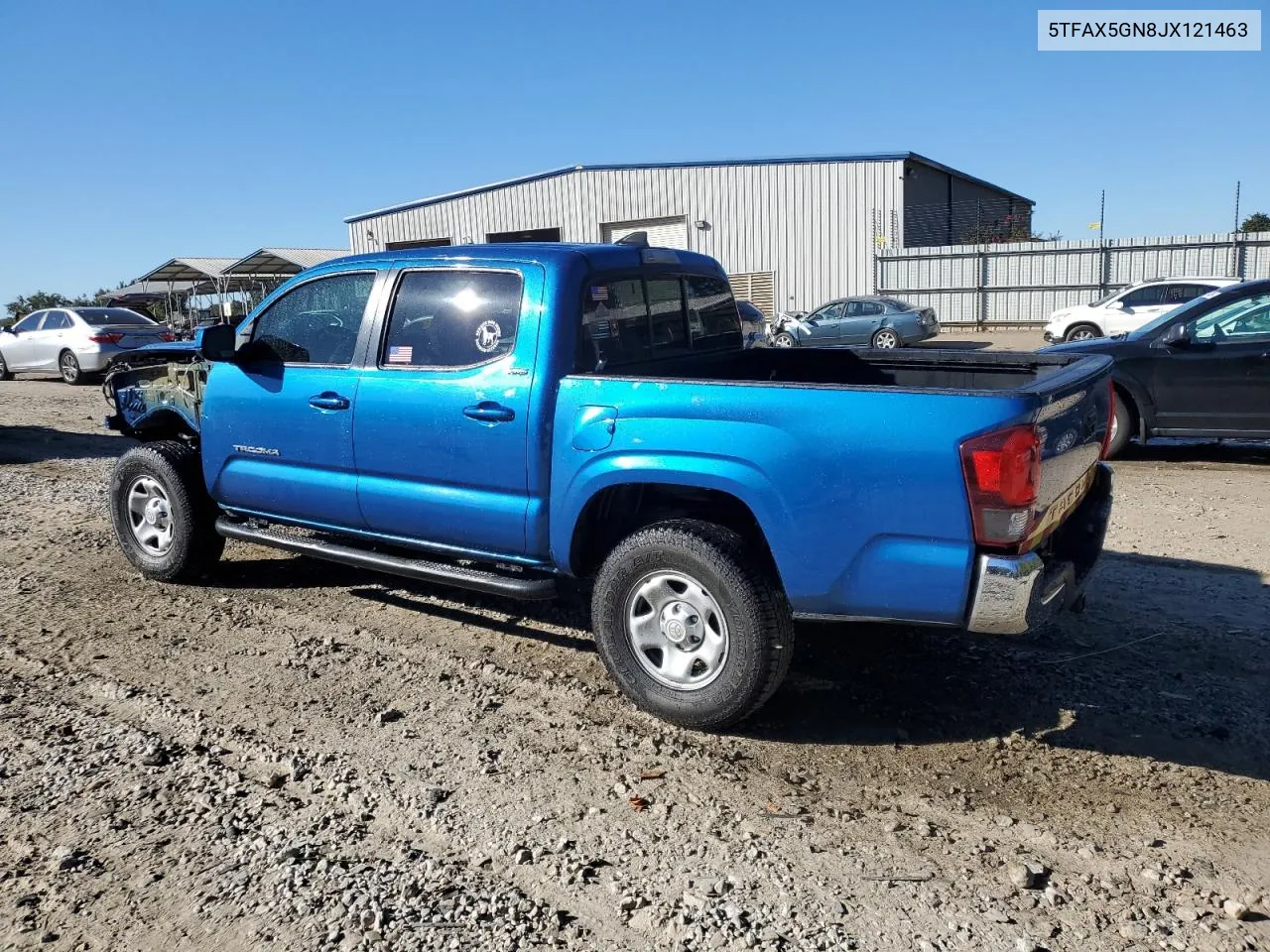 2018 Toyota Tacoma Double Cab VIN: 5TFAX5GN8JX121463 Lot: 76027014