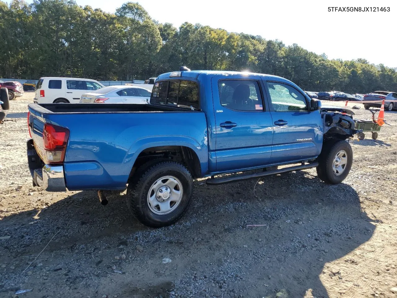 2018 Toyota Tacoma Double Cab VIN: 5TFAX5GN8JX121463 Lot: 76027014