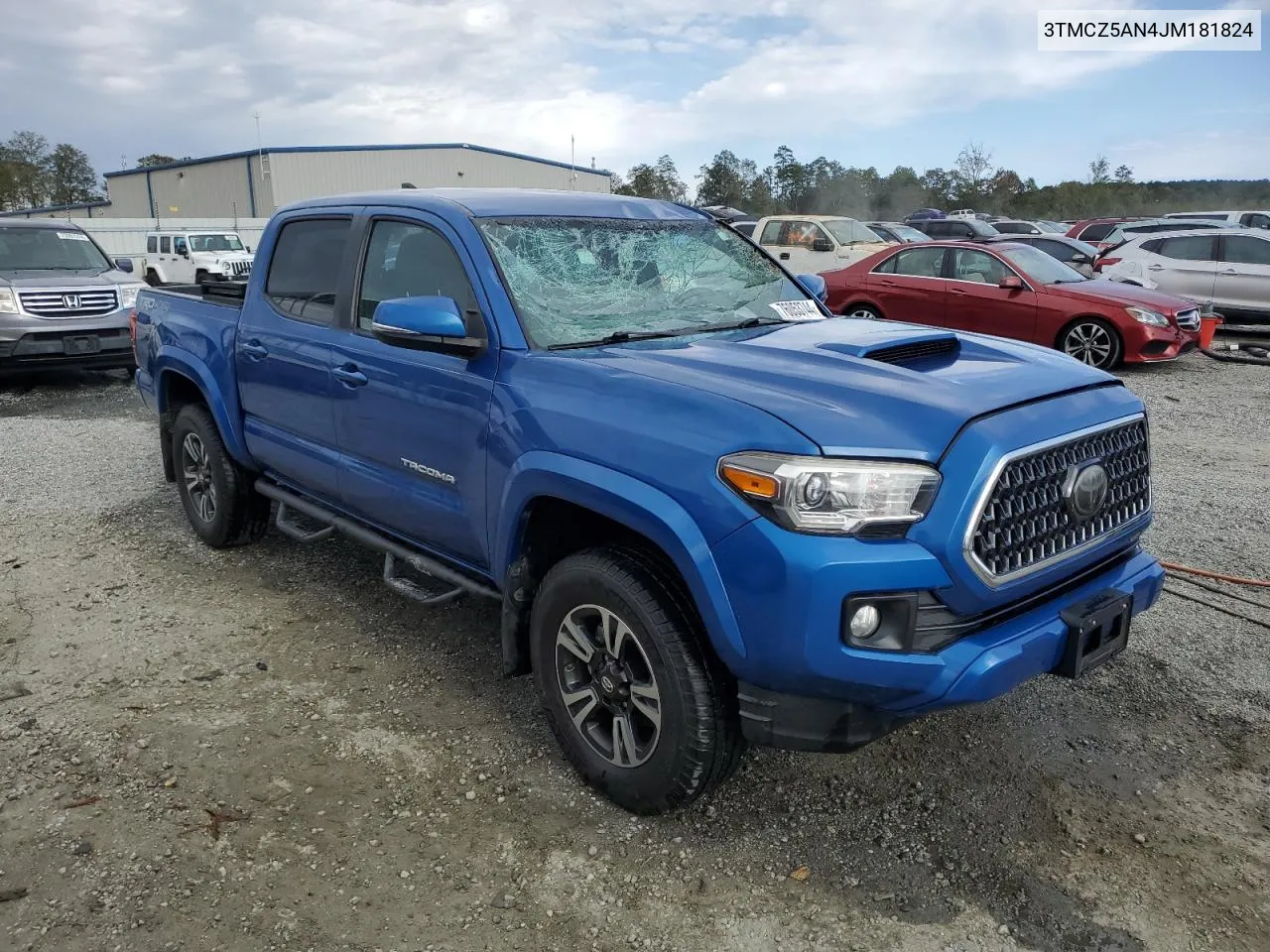 2018 Toyota Tacoma Double Cab VIN: 3TMCZ5AN4JM181824 Lot: 76053744