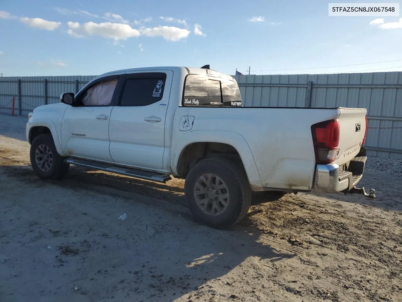 2018 Toyota Tacoma Double Cab VIN: 5TFAZ5CN8JX067548 Lot: 76063864