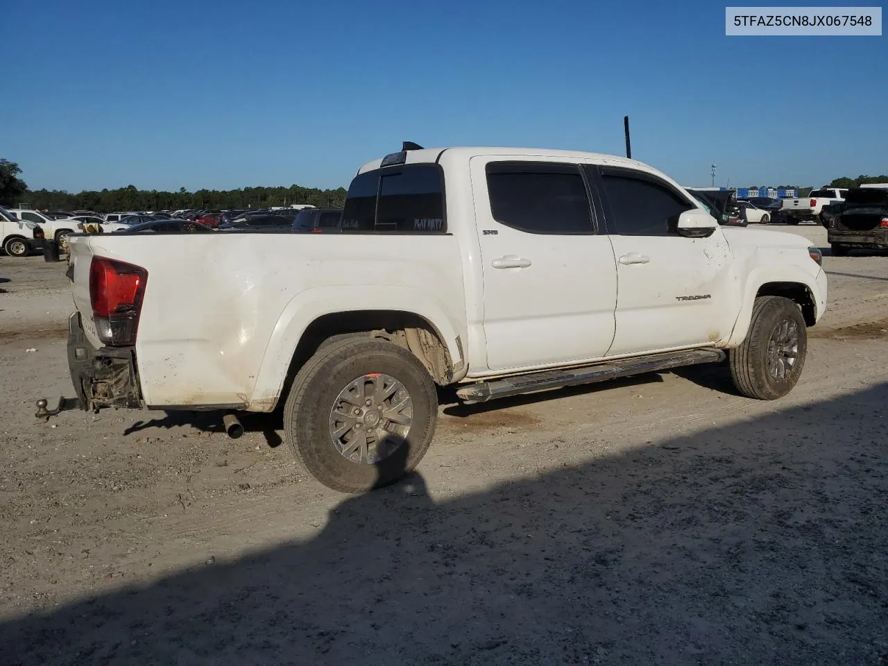 2018 Toyota Tacoma Double Cab VIN: 5TFAZ5CN8JX067548 Lot: 76063864