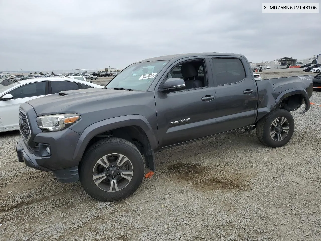 2018 Toyota Tacoma Double Cab VIN: 3TMDZ5BN5JM048105 Lot: 76167434