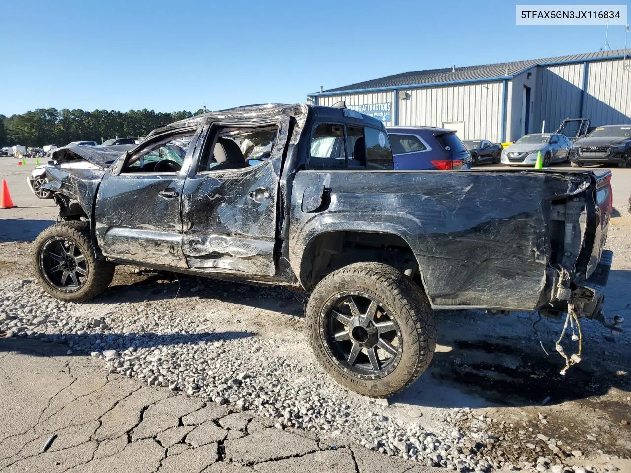 2018 Toyota Tacoma Double Cab VIN: 5TFAX5GN3JX116834 Lot: 76170934