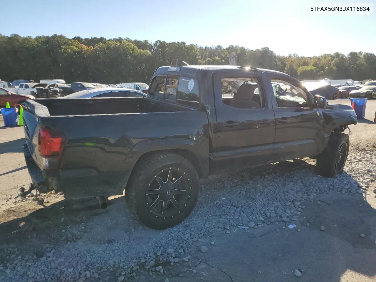 2018 Toyota Tacoma Double Cab VIN: 5TFAX5GN3JX116834 Lot: 76170934