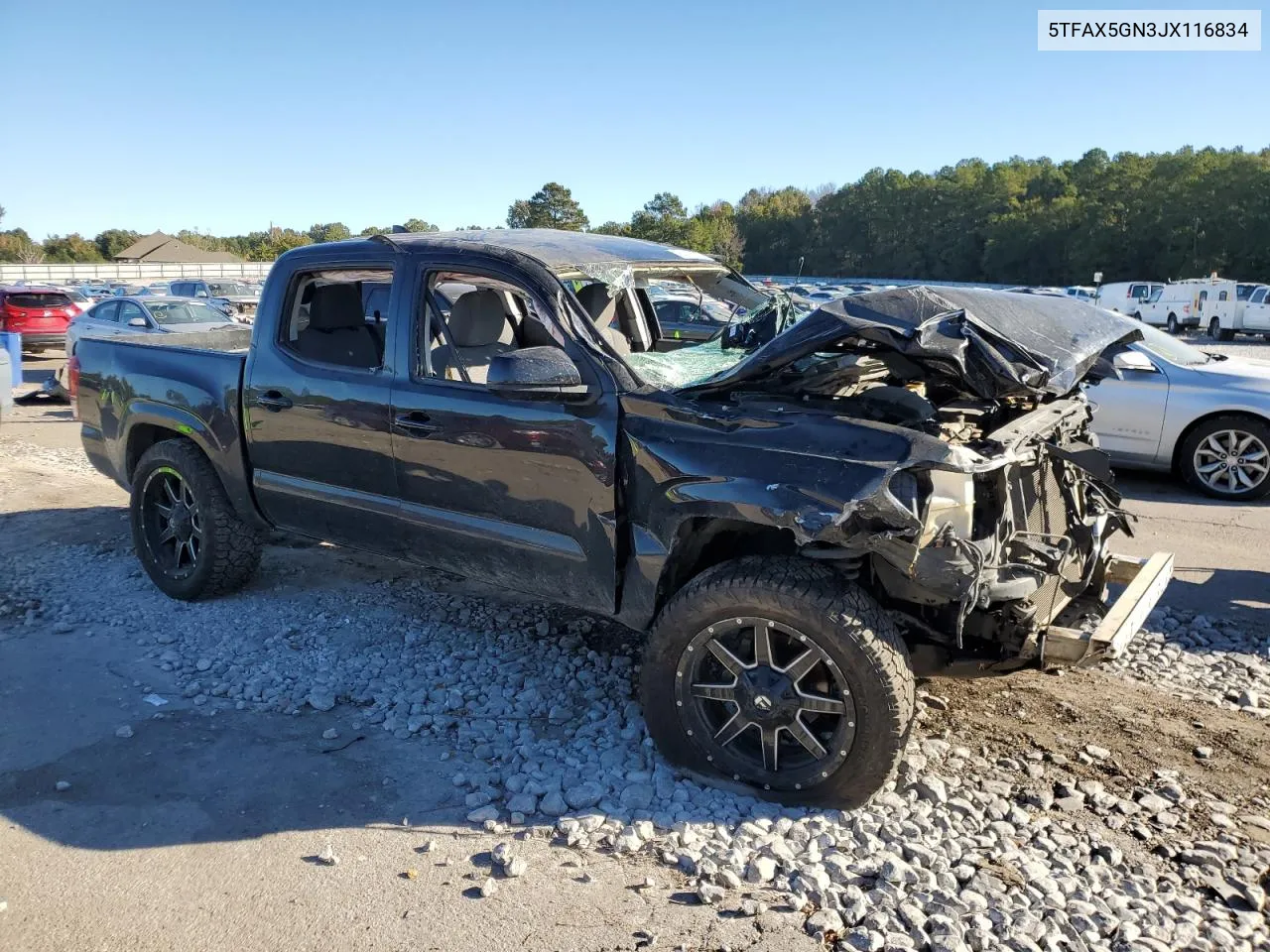 2018 Toyota Tacoma Double Cab VIN: 5TFAX5GN3JX116834 Lot: 76170934