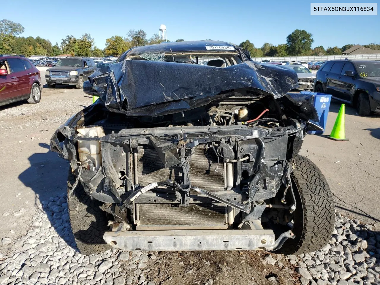 2018 Toyota Tacoma Double Cab VIN: 5TFAX5GN3JX116834 Lot: 76170934