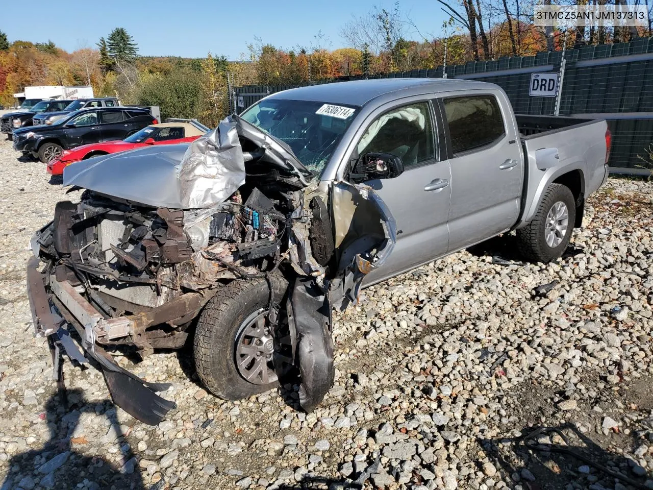 2018 Toyota Tacoma Double Cab VIN: 3TMCZ5AN1JM137313 Lot: 76306114