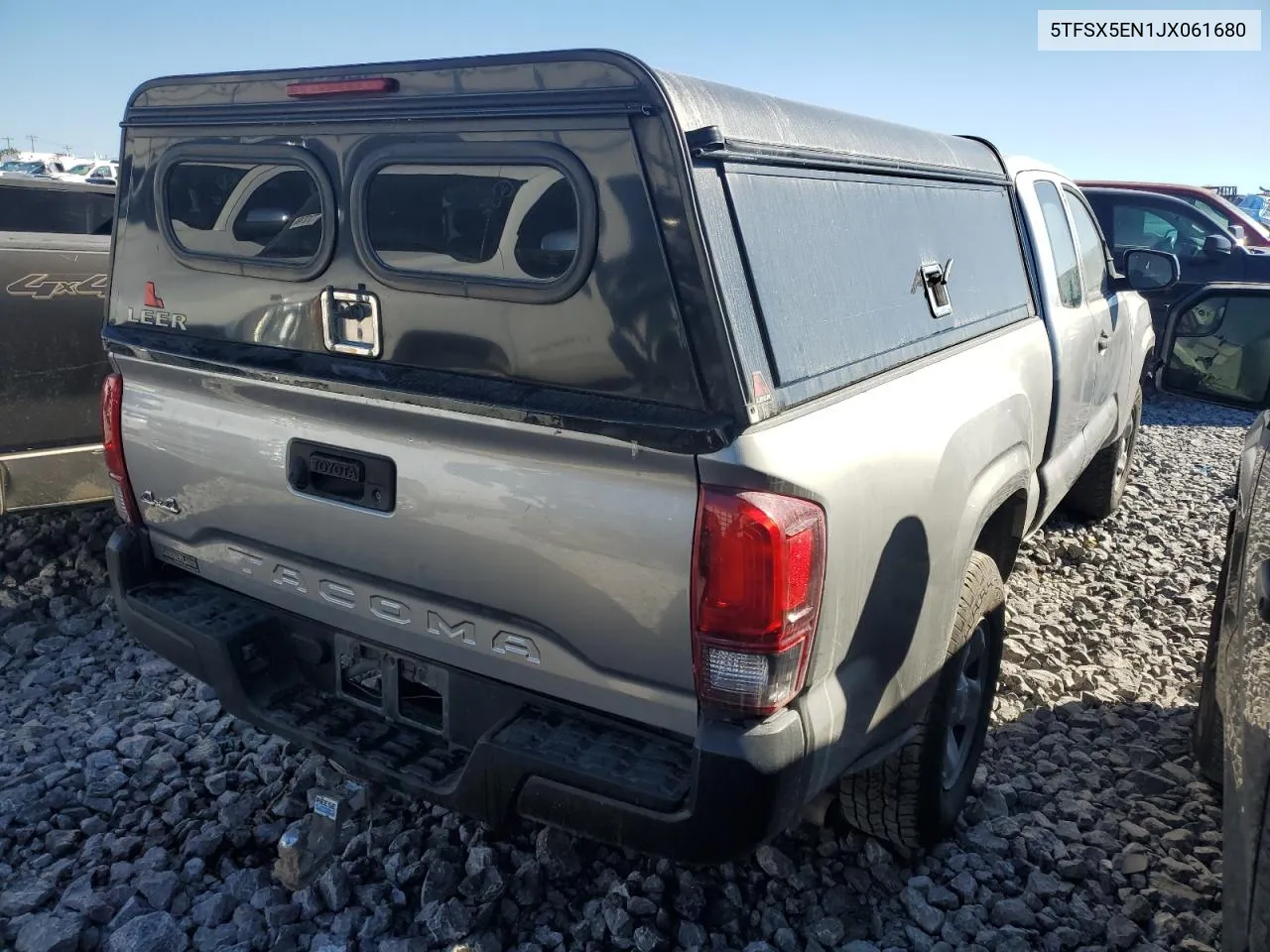 2018 Toyota Tacoma Access Cab VIN: 5TFSX5EN1JX061680 Lot: 76371794