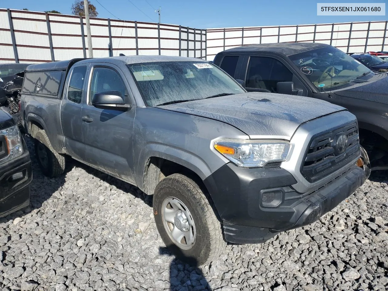 2018 Toyota Tacoma Access Cab VIN: 5TFSX5EN1JX061680 Lot: 76371794