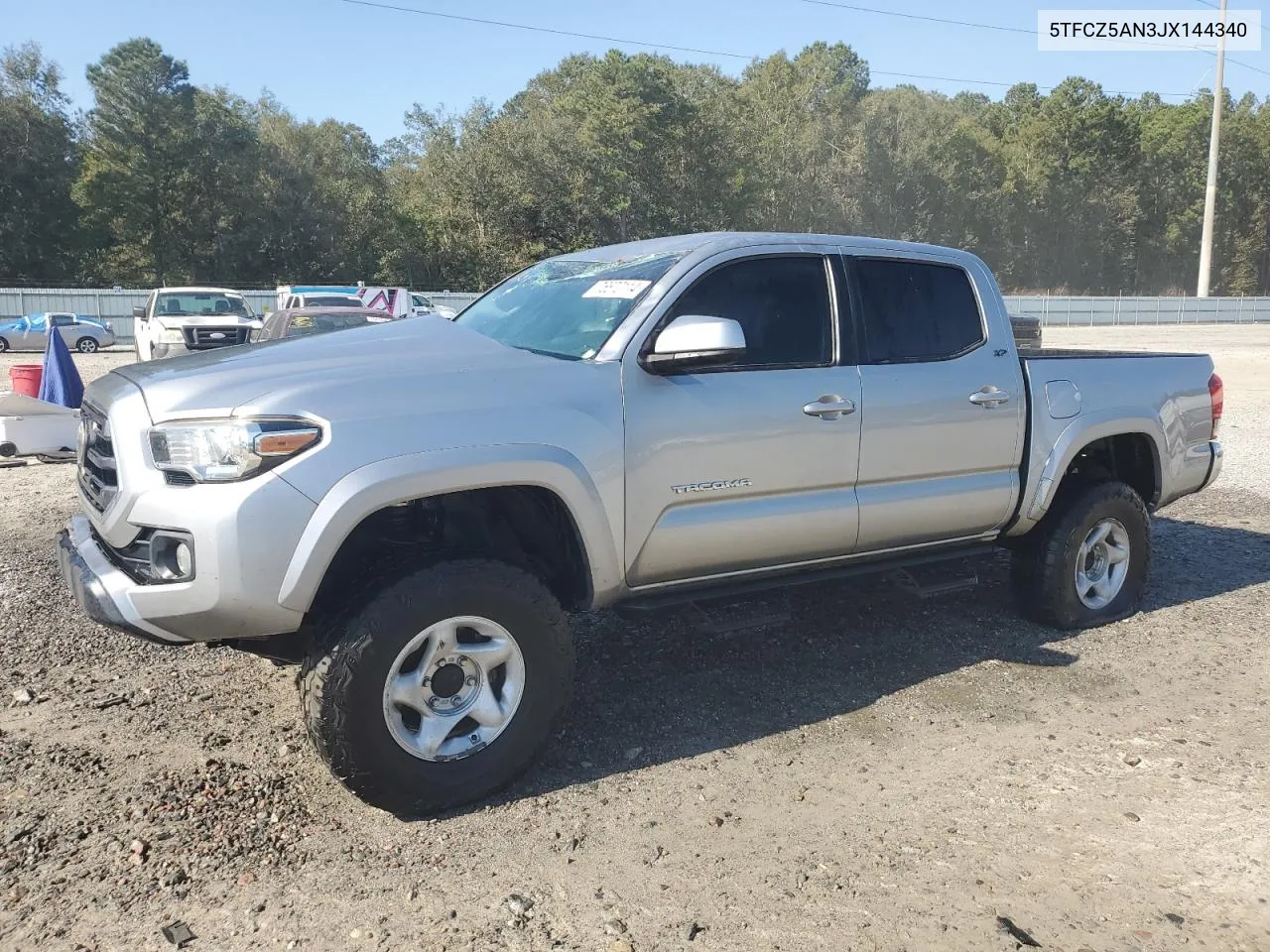 2018 Toyota Tacoma Double Cab VIN: 5TFCZ5AN3JX144340 Lot: 76670114