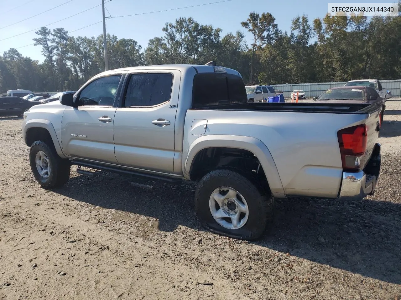 2018 Toyota Tacoma Double Cab VIN: 5TFCZ5AN3JX144340 Lot: 76670114