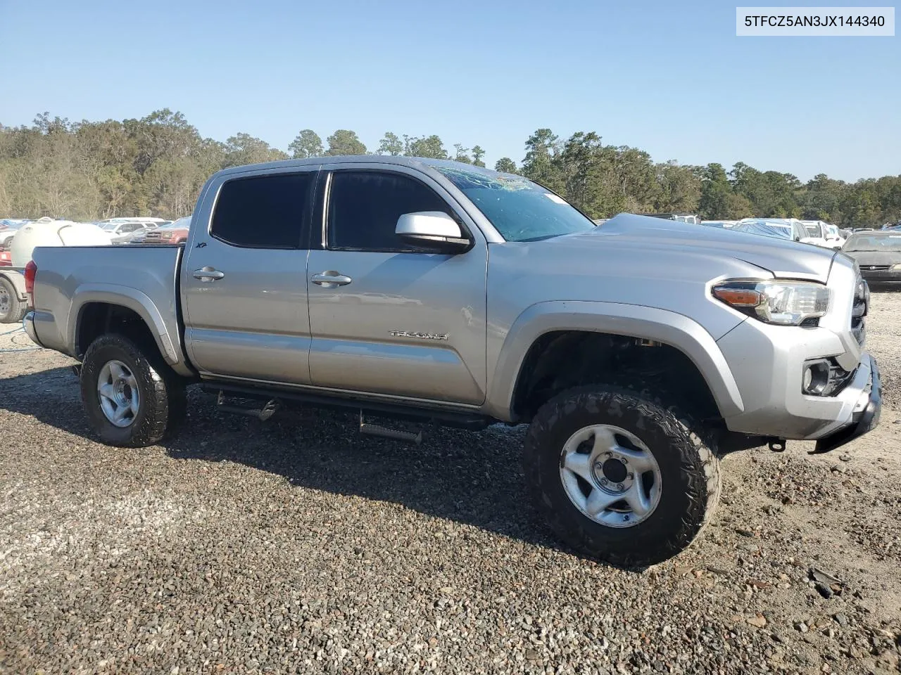 2018 Toyota Tacoma Double Cab VIN: 5TFCZ5AN3JX144340 Lot: 76670114