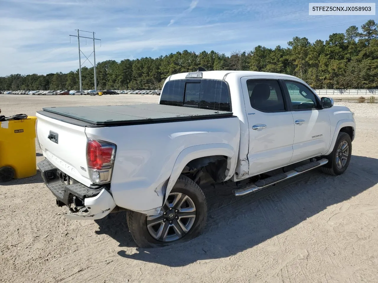 2018 Toyota Tacoma Double Cab VIN: 5TFEZ5CNXJX058903 Lot: 76839814