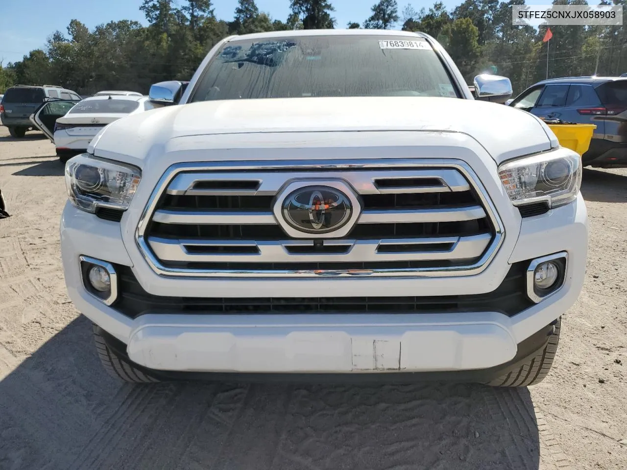 2018 Toyota Tacoma Double Cab VIN: 5TFEZ5CNXJX058903 Lot: 76839814