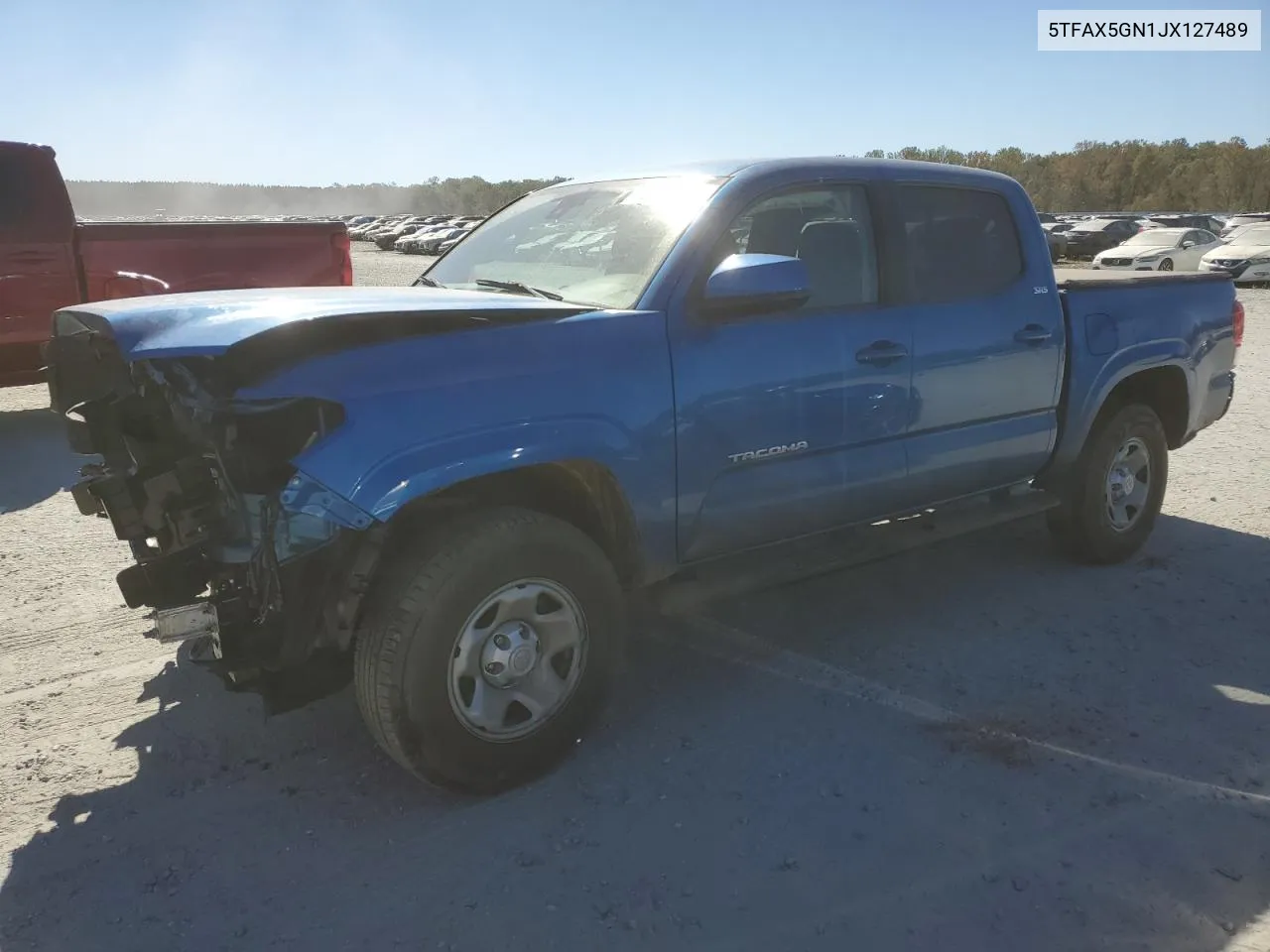 5TFAX5GN1JX127489 2018 Toyota Tacoma Double Cab