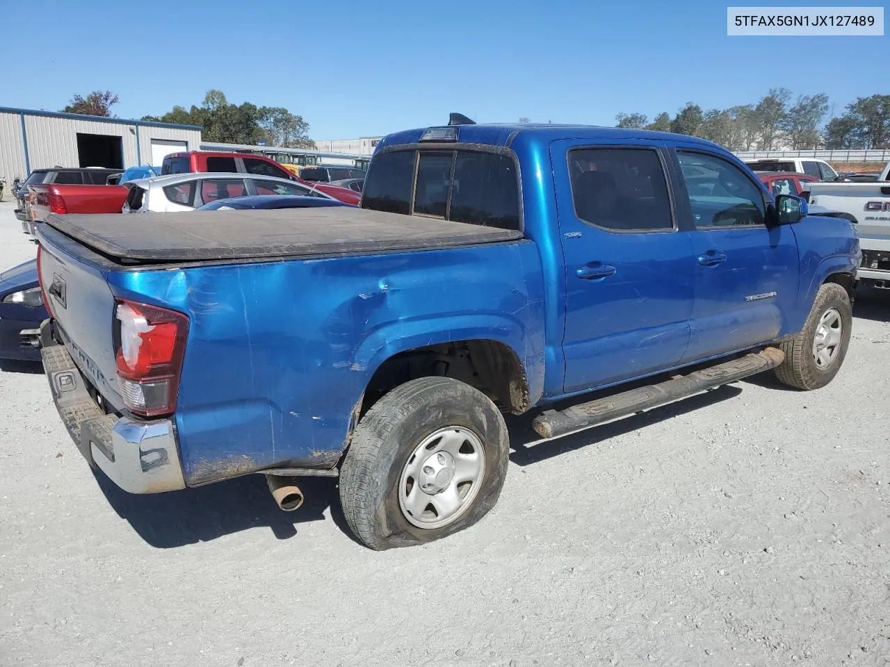 5TFAX5GN1JX127489 2018 Toyota Tacoma Double Cab