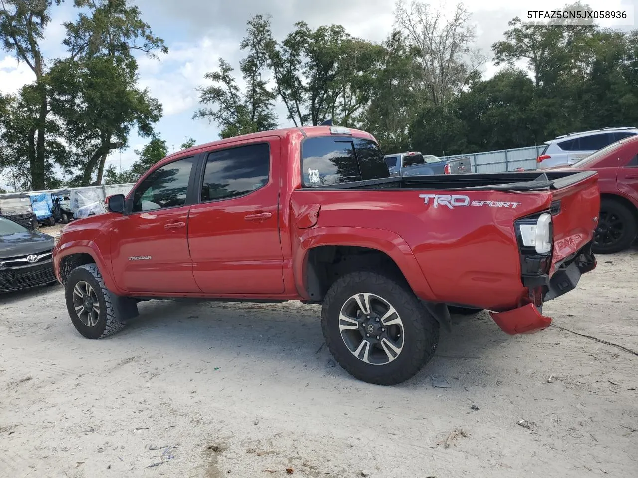 2018 Toyota Tacoma Double Cab VIN: 5TFAZ5CN5JX058936 Lot: 77306834