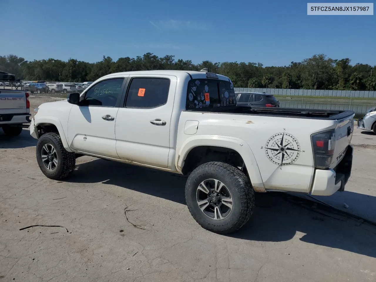 2018 Toyota Tacoma Double Cab VIN: 5TFCZ5AN8JX157987 Lot: 77708414