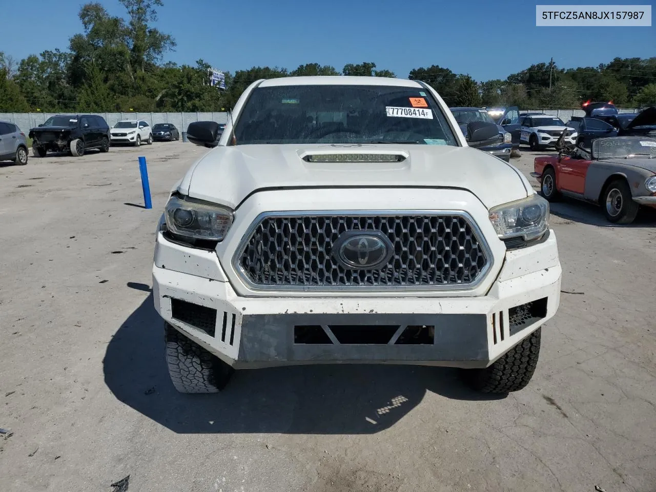 2018 Toyota Tacoma Double Cab VIN: 5TFCZ5AN8JX157987 Lot: 77708414