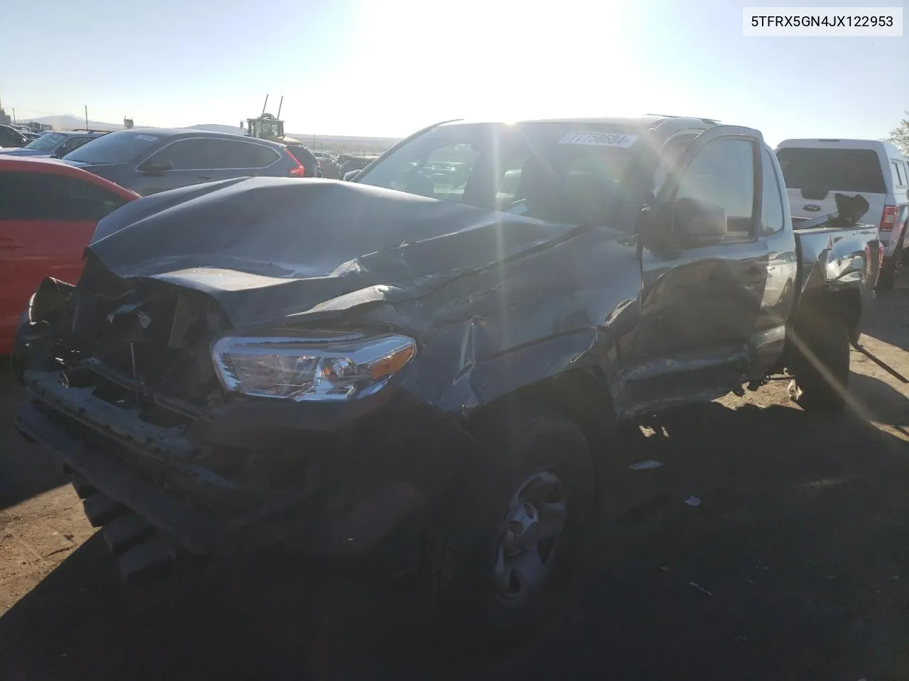 2018 Toyota Tacoma Access Cab VIN: 5TFRX5GN4JX122953 Lot: 77758684