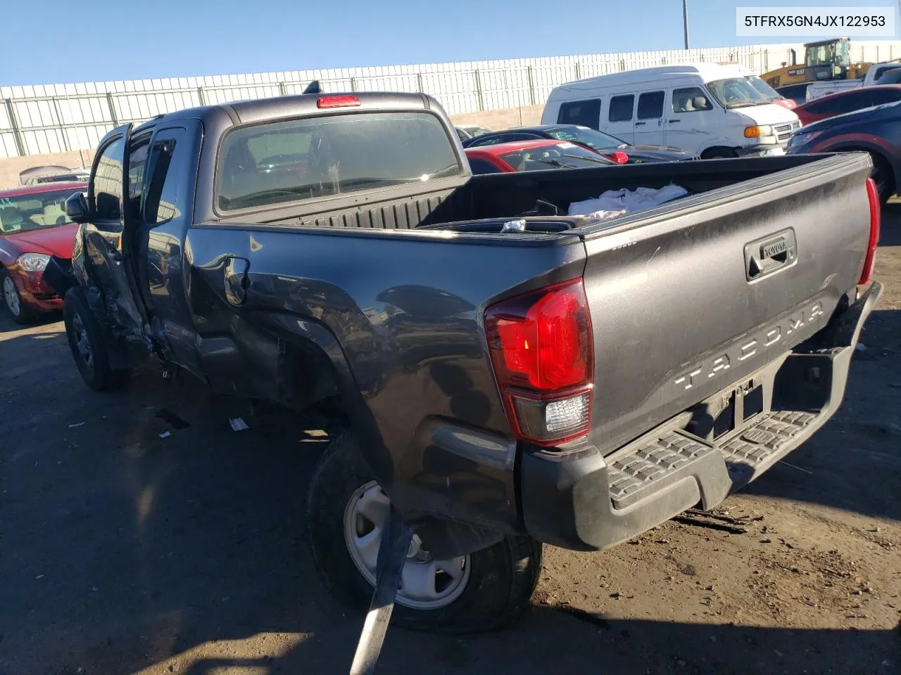 2018 Toyota Tacoma Access Cab VIN: 5TFRX5GN4JX122953 Lot: 77758684