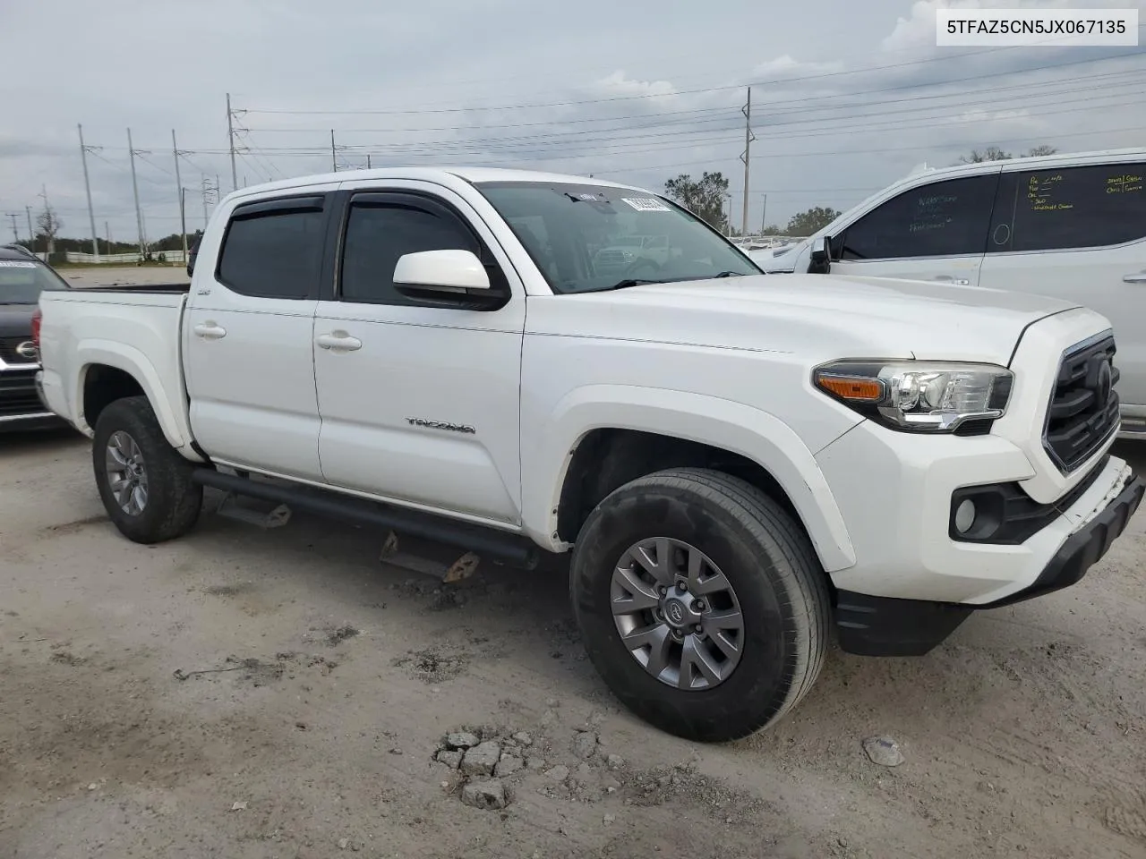 2018 Toyota Tacoma Double Cab VIN: 5TFAZ5CN5JX067135 Lot: 78299874