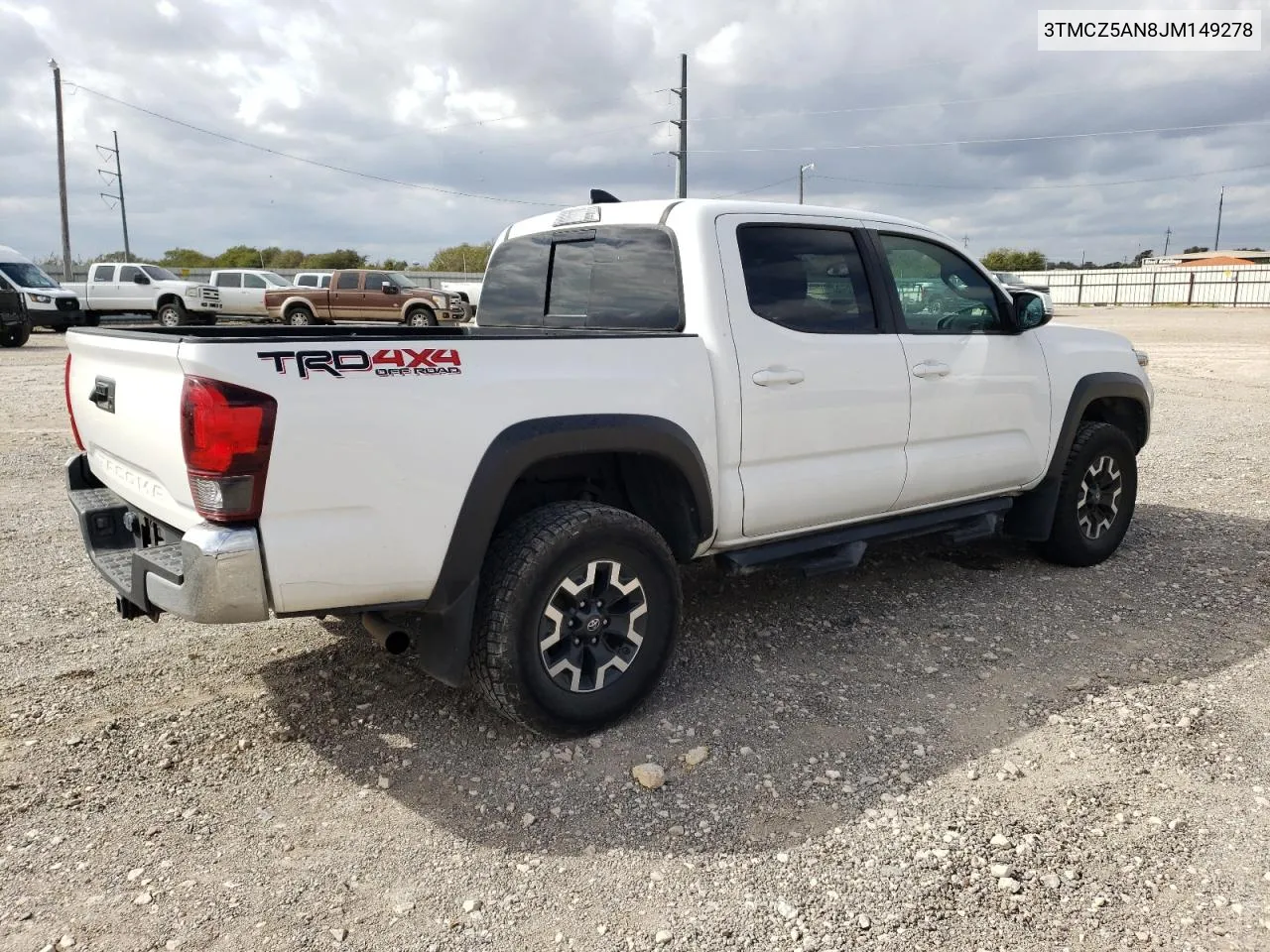 2018 Toyota Tacoma Double Cab VIN: 3TMCZ5AN8JM149278 Lot: 78377444