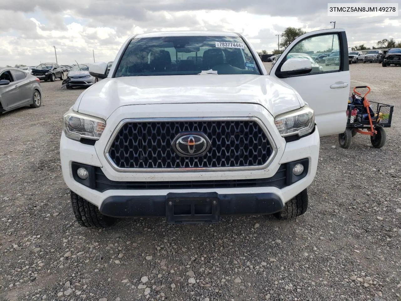 2018 Toyota Tacoma Double Cab VIN: 3TMCZ5AN8JM149278 Lot: 78377444