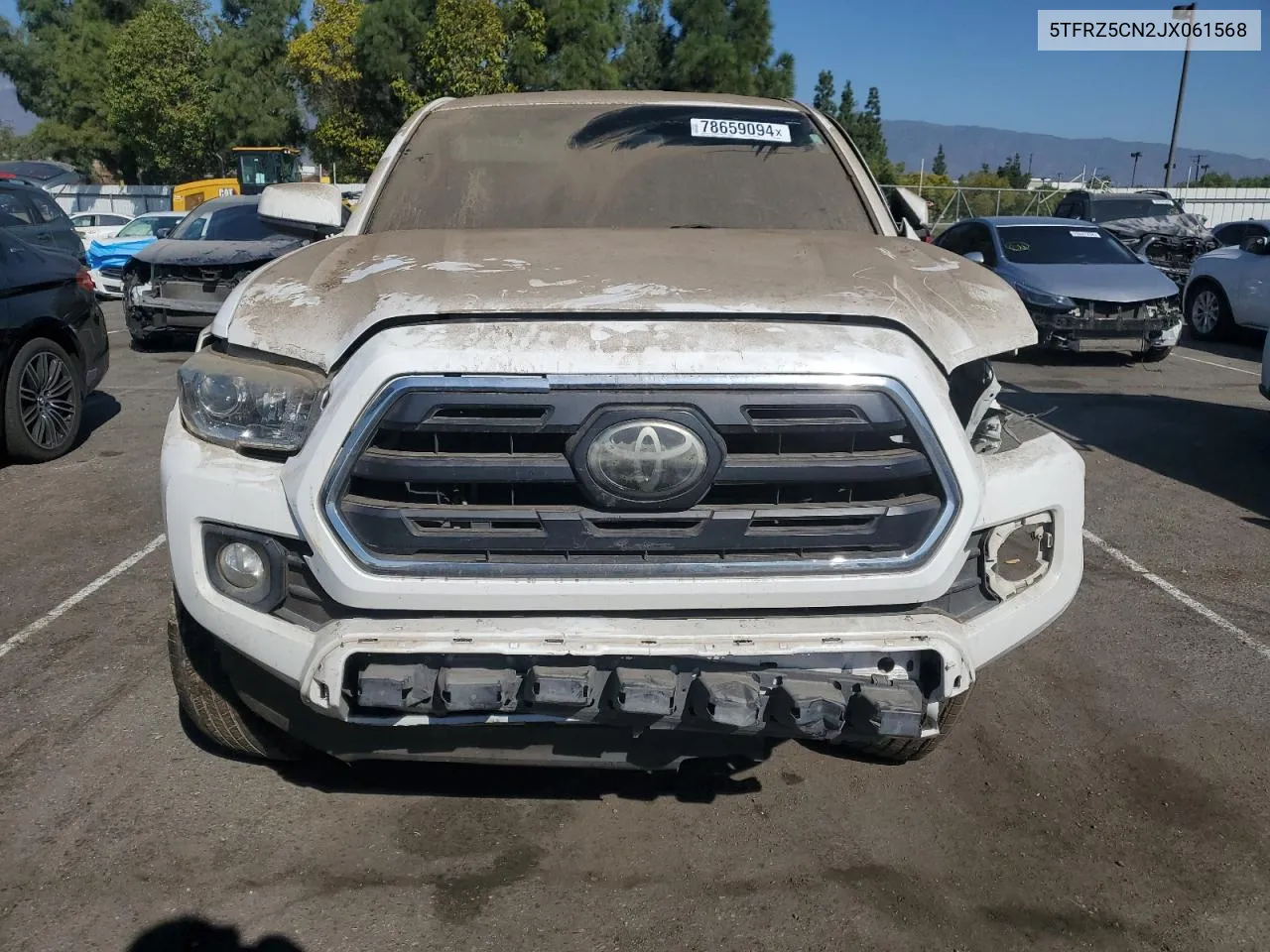 2018 Toyota Tacoma Access Cab VIN: 5TFRZ5CN2JX061568 Lot: 78659094