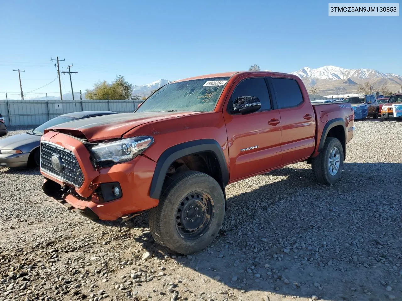 2018 Toyota Tacoma Double Cab VIN: 3TMCZ5AN9JM130853 Lot: 78926084