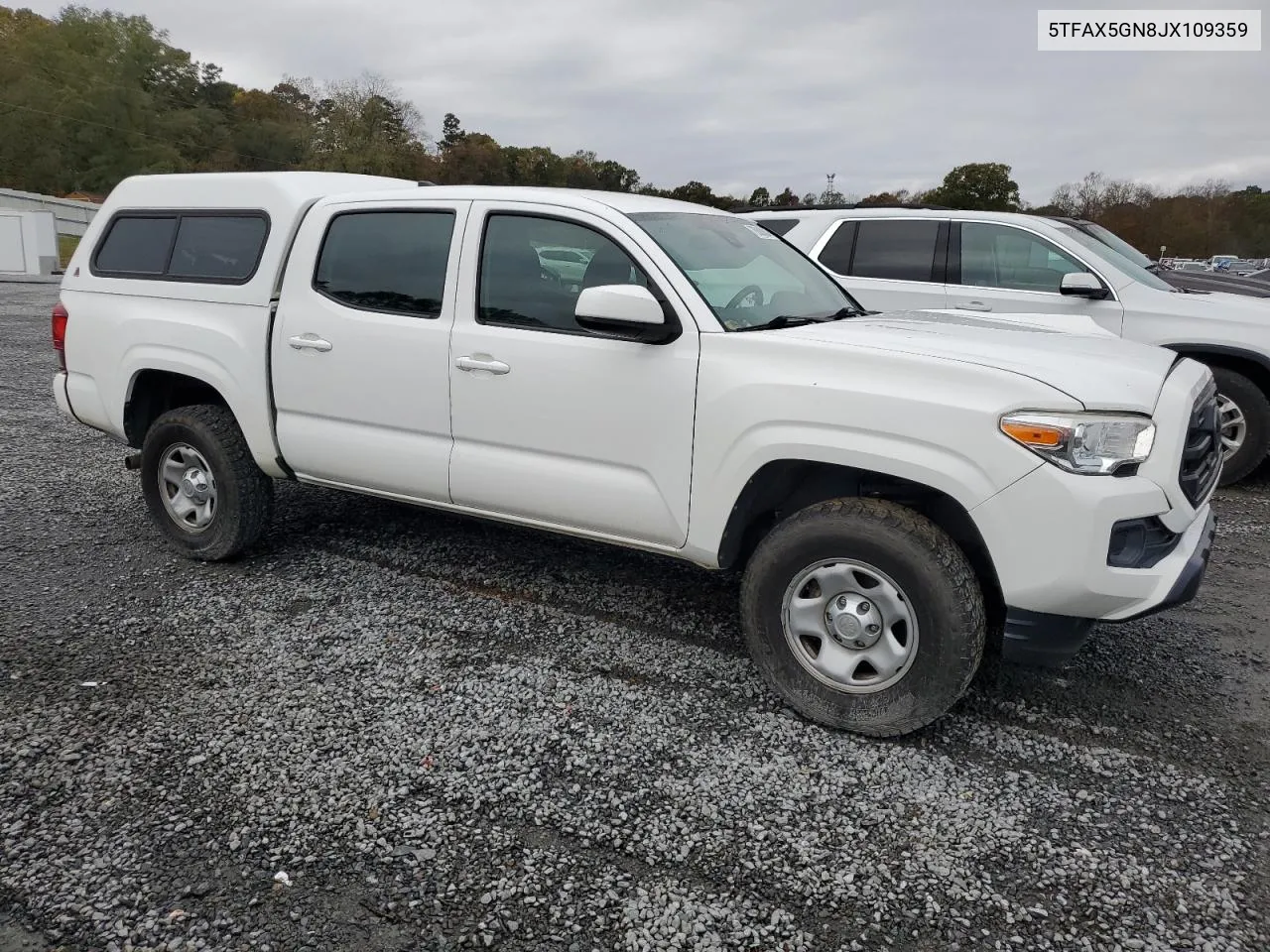 2018 Toyota Tacoma Double Cab VIN: 5TFAX5GN8JX109359 Lot: 79008804