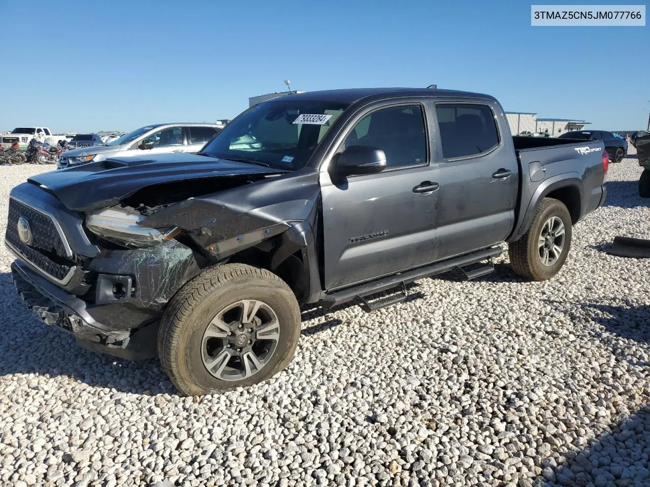 2018 Toyota Tacoma Double Cab VIN: 3TMAZ5CN5JM077766 Lot: 79333284