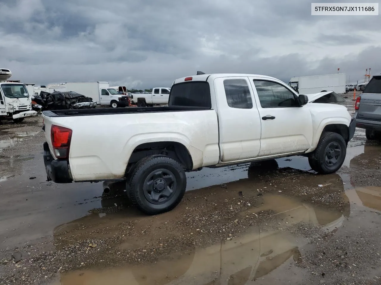 2018 Toyota Tacoma Access Cab VIN: 5TFRX5GN7JX111686 Lot: 79461914