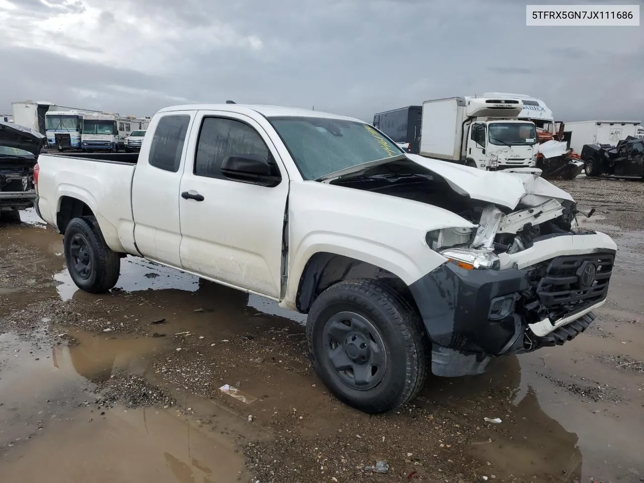 2018 Toyota Tacoma Access Cab VIN: 5TFRX5GN7JX111686 Lot: 79461914