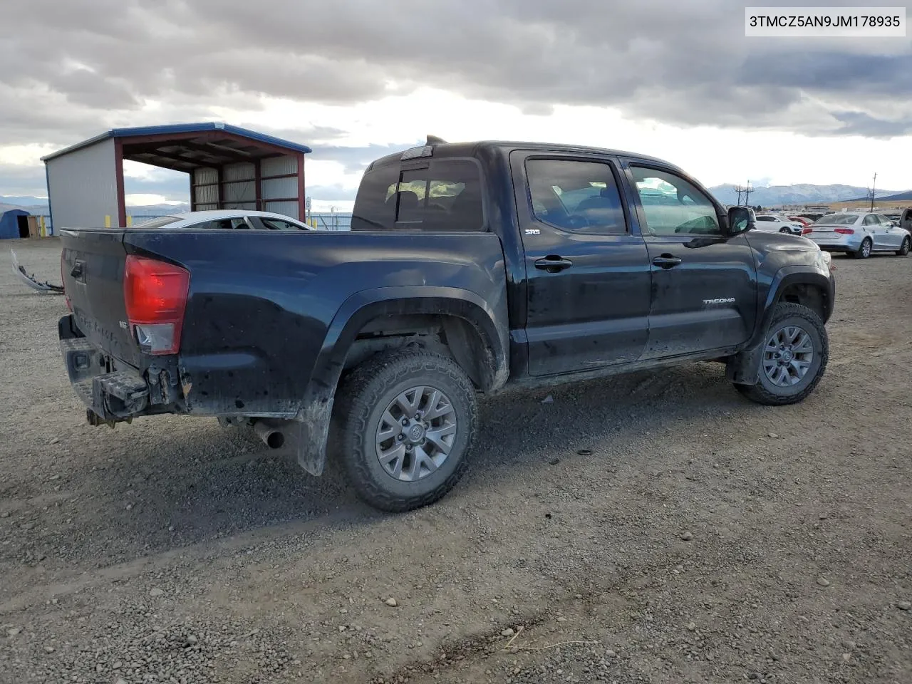 2018 Toyota Tacoma Double Cab VIN: 3TMCZ5AN9JM178935 Lot: 79776494