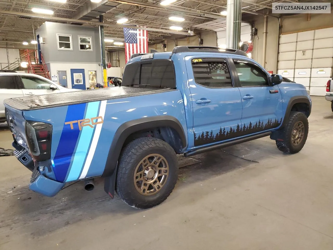 2018 Toyota Tacoma Double Cab VIN: 5TFCZ5AN4JX142547 Lot: 80254504