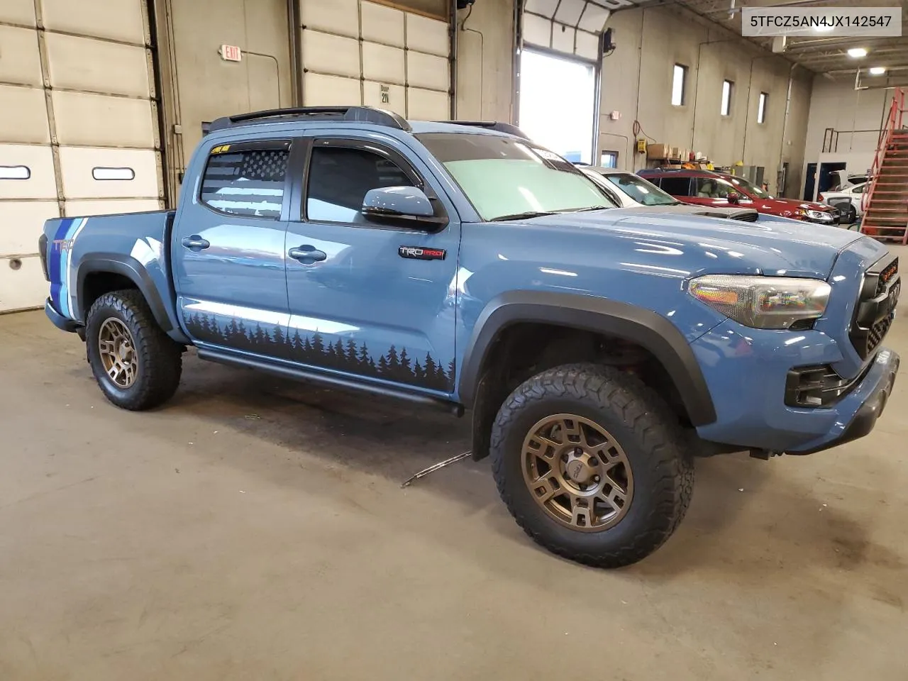 2018 Toyota Tacoma Double Cab VIN: 5TFCZ5AN4JX142547 Lot: 80254504