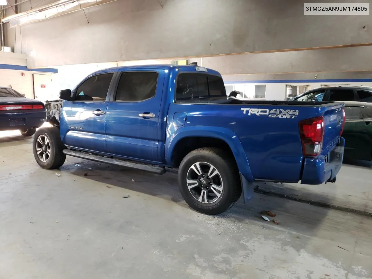 2018 Toyota Tacoma Double Cab VIN: 3TMCZ5AN9JM174805 Lot: 80588714