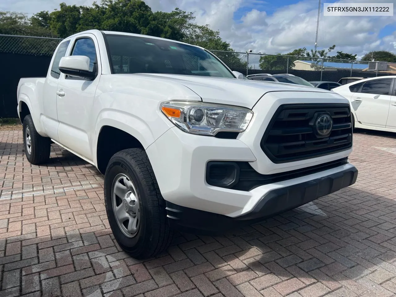 2018 Toyota Tacoma Access Cab VIN: 5TFRX5GN3JX112222 Lot: 80695774