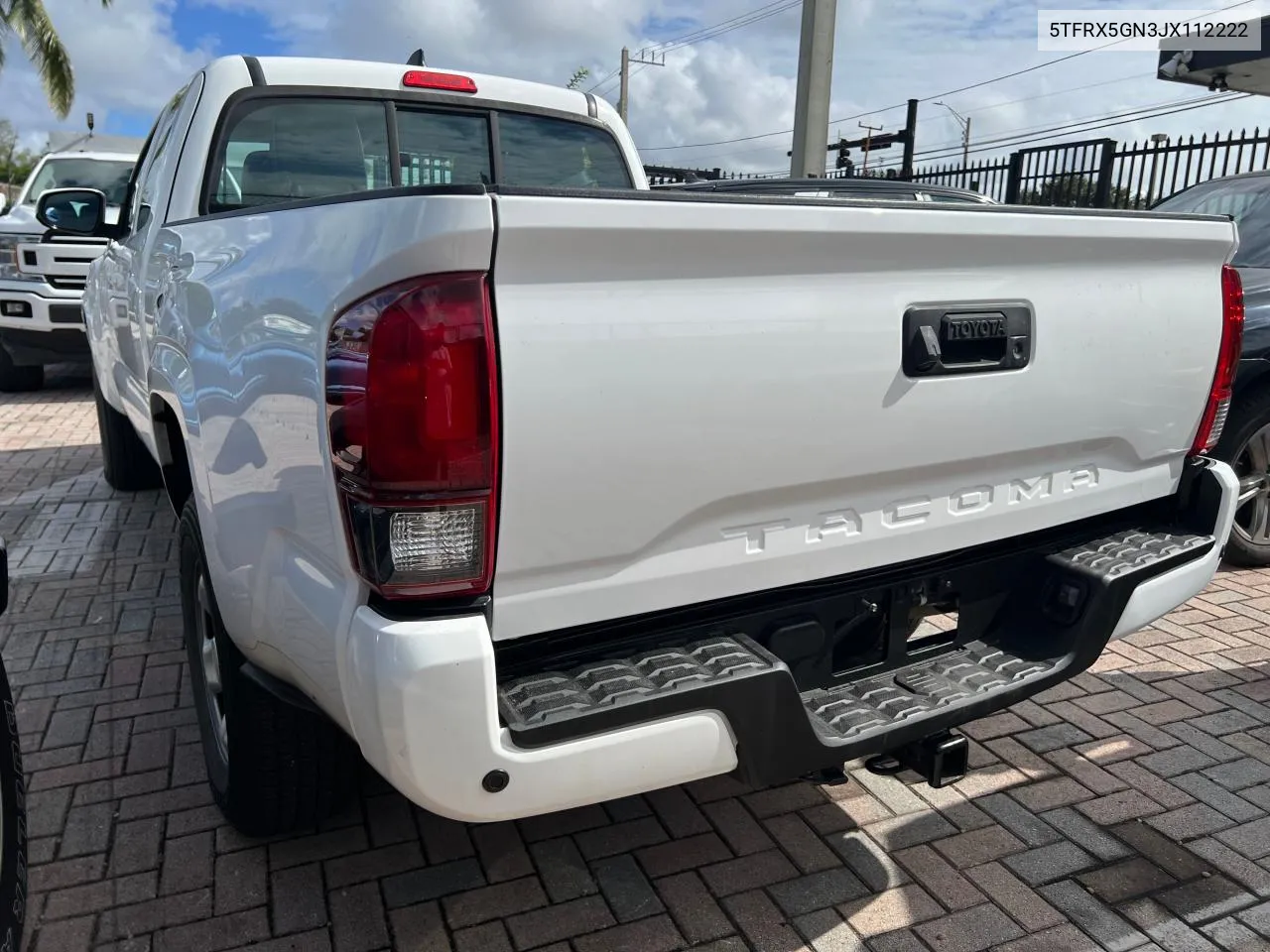 2018 Toyota Tacoma Access Cab VIN: 5TFRX5GN3JX112222 Lot: 80695774