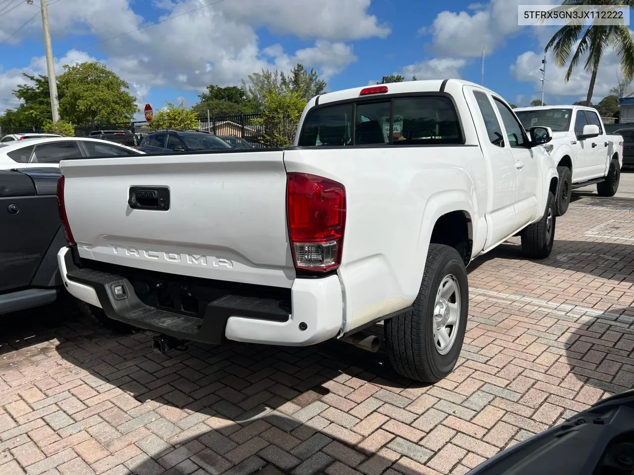 2018 Toyota Tacoma Access Cab VIN: 5TFRX5GN3JX112222 Lot: 80695774