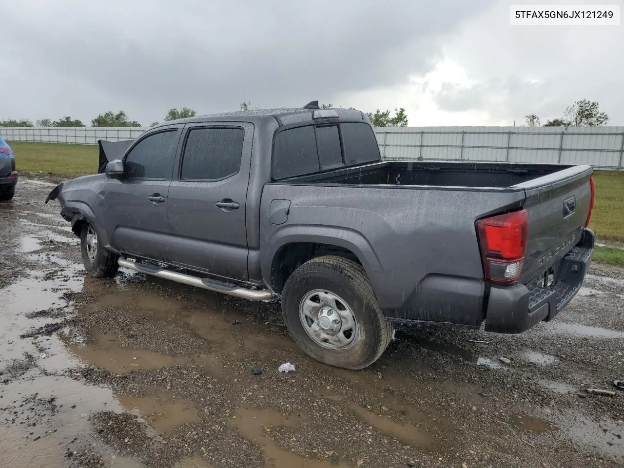 2018 Toyota Tacoma Double Cab VIN: 5TFAX5GN6JX121249 Lot: 80708314