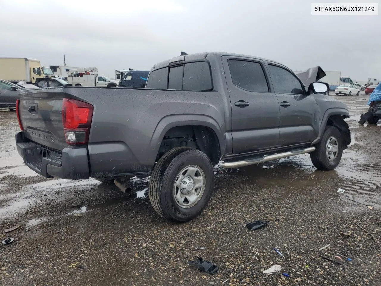 2018 Toyota Tacoma Double Cab VIN: 5TFAX5GN6JX121249 Lot: 80708314